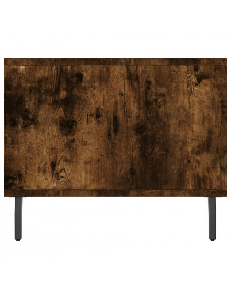 Tavolino da Salotto Rovere Fumo 90x50x40cm in Legno Multistrato