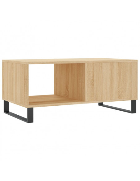 Tavolino da Salotto Rovere Sonoma 90x50x40 cm Legno Multistrato