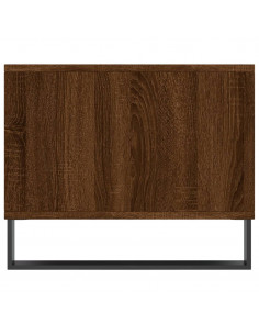 Tavolino da Salotto Rovere Marrone 90x50x40cm Legno Multistrato 2