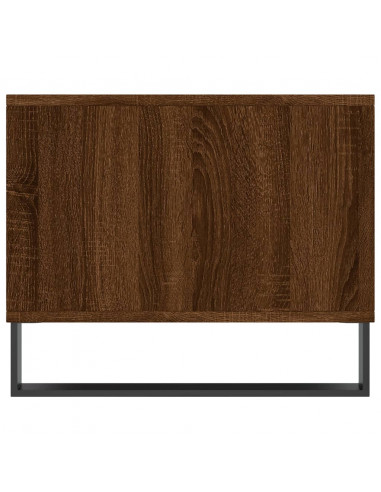 Tavolino da Salotto Rovere Marrone 90x50x40cm Legno Multistrato