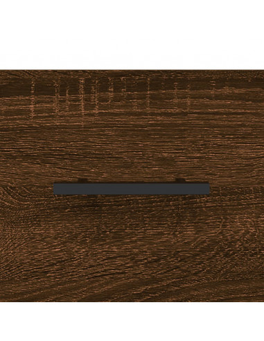 Tavolino da Salotto Rovere Marrone 90x50x40cm Legno Multistrato