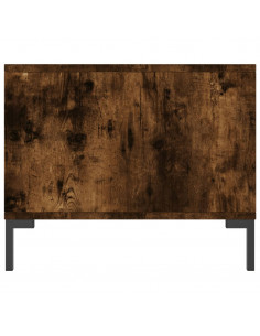 Tavolino da Salotto Rovere Fumo 90x50x40cm in Legno Multistrato 2