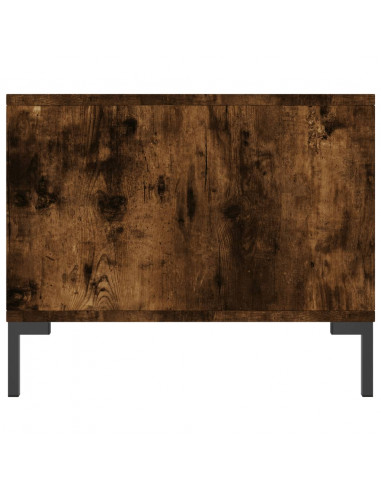 Tavolino da Salotto Rovere Fumo 90x50x40cm in Legno Multistrato