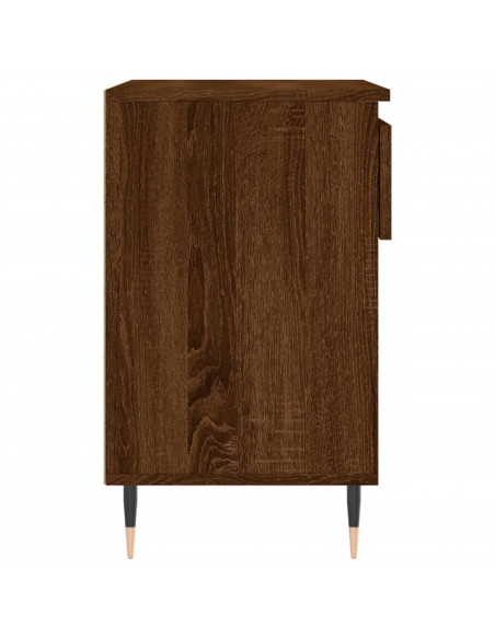 Scarpiera Rovere Marrone 70x36x60 cm in Legno Multistrato