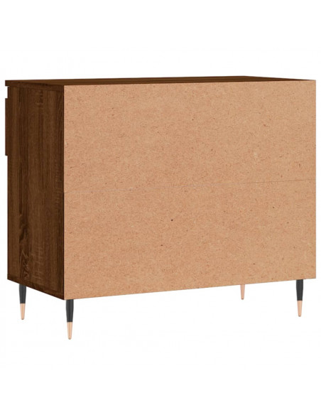 Scarpiera Rovere Marrone 70x36x60 cm in Legno Multistrato
