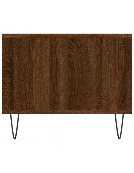 Tavolino da Salotto Rovere Marrone 90x50x40cm Legno Multistrato