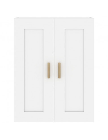 Mobile a Parete Bianco 69,5x32,5x90 cm in Legno Multistrato