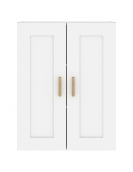 Mobile a Parete Bianco 69,5x32,5x90 cm in Legno Multistrato