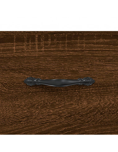 Tavolino da Salotto Rovere Marrone 90x50x40cm Legno Multistrato