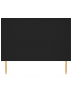 Tavolino da Salotto Nero 90x50x40 cm in Legno Multistrato 2