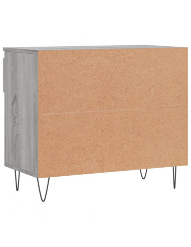 Scarpiera Grigio Sonoma 70x36x60 cm in Legno Multistrato