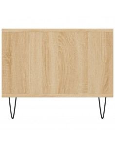 Tavolino da Salotto Rovere Sonoma 90x50x40 cm Legno Multistrato 2
