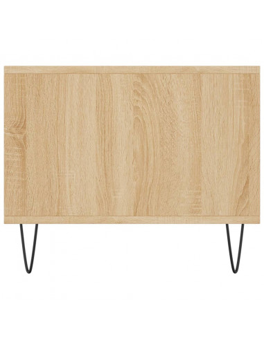 Tavolino da Salotto Rovere Sonoma 90x50x40 cm Legno Multistrato