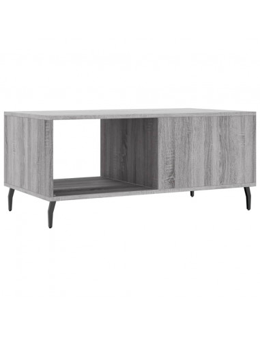 Tavolino da Salotto Grigio Sonoma 90x50x40 cm Legno Multistrato