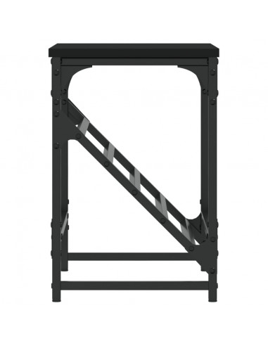 Scarpiera Nera 60x30x45 cm in Legno Multistrato