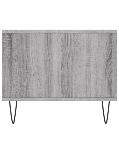 Tavolino da Salotto Grigio Sonoma 90x50x40 cm Legno Multistrato 2