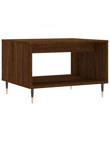 Tavolino da Salotto Rovere Marrone 60x50x40cm Legno Multistrato