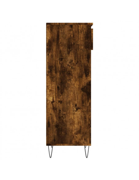 Scarpiera Rovere Fumo 40x36x105 cm in Legno Multistrato