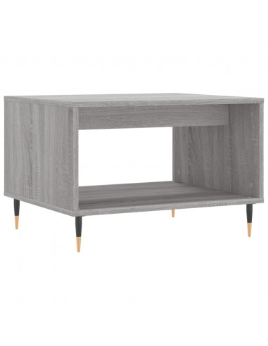 Tavolino da Salotto Grigio Sonoma 60x50x40 cm Legno Multistrato