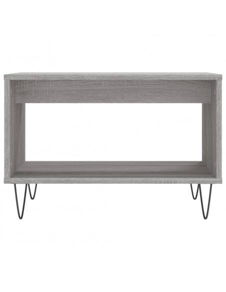 Tavolino da Salotto Grigio Sonoma 60x50x40 cm Legno Multistrato