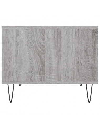 Tavolino da Salotto Grigio Sonoma 60x50x40 cm Legno Multistrato