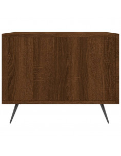 Tavolino da Salotto Rovere Marrone 50x50x40cm Legno Multistrato 2