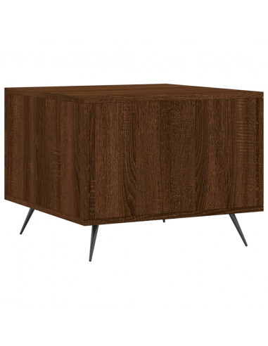 Tavolino da Salotto Rovere Marrone 50x50x40cm Legno Multistrato