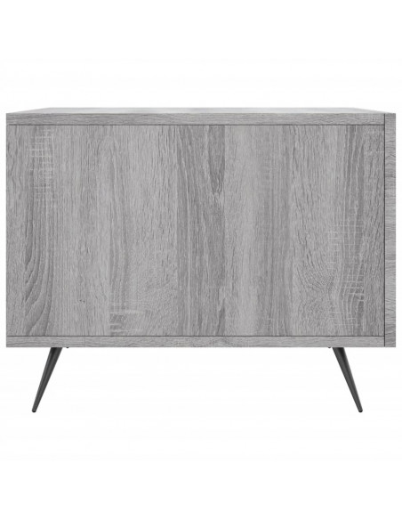 Tavolino da Salotto Grigio Sonoma 50x50x40 cm Legno Multistrato