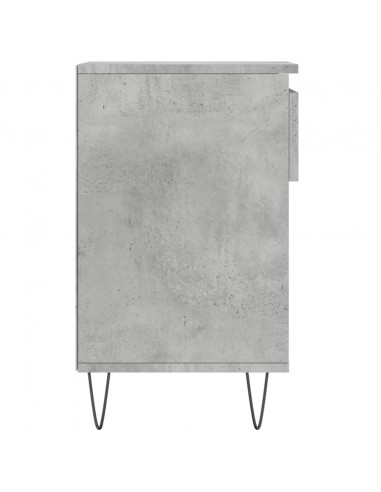 Scarpiera Grigio Cemento 102x36x60 cm in Legno Multistrato