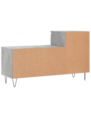 Scarpiera Grigio Cemento 102x36x60 cm in Legno Multistrato