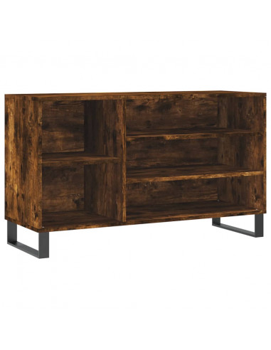 Scarpiera Rovere Fumo 102x36x60 cm in Legno Multistrato