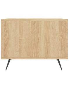 Tavolino da Salotto Rovere Sonoma 50x50x40 cm Legno Multistrato 2