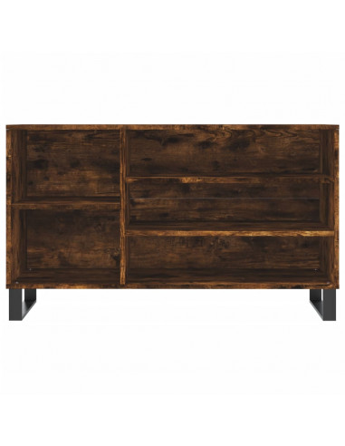 Scarpiera Rovere Fumo 102x36x60 cm in Legno Multistrato