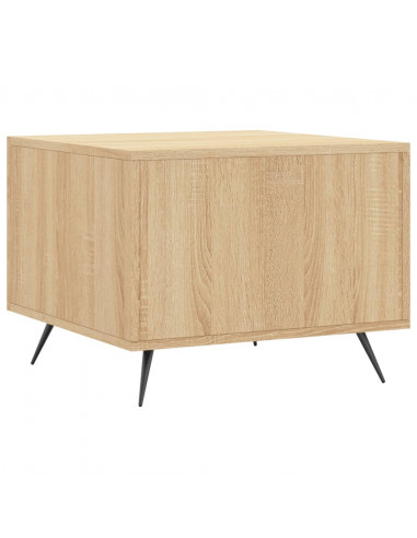 Tavolino da Salotto Rovere Sonoma 50x50x40 cm Legno Multistrato