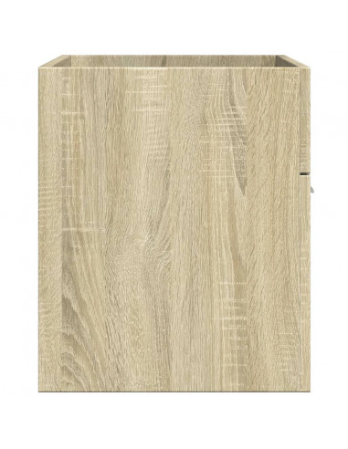 Mobile Sottolavabo Rovere Sonoma 80x38,5x46cm Legno Multistrato