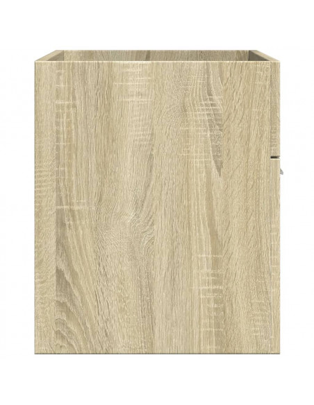 Mobile Sottolavabo Rovere Sonoma 80x38,5x46cm Legno Multistrato