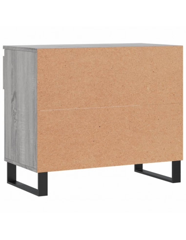 Scarpiera Grigio Sonoma 70x36x60 cm in Legno Multistrato