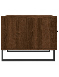 Tavolino da Salotto Rovere Marrone 50x50x40cm Legno Multistrato 2