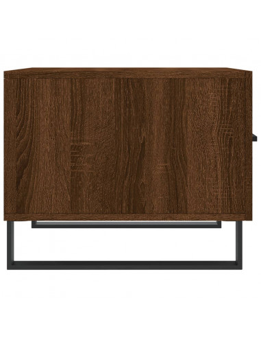 Tavolino da Salotto Rovere Marrone 50x50x40cm Legno Multistrato