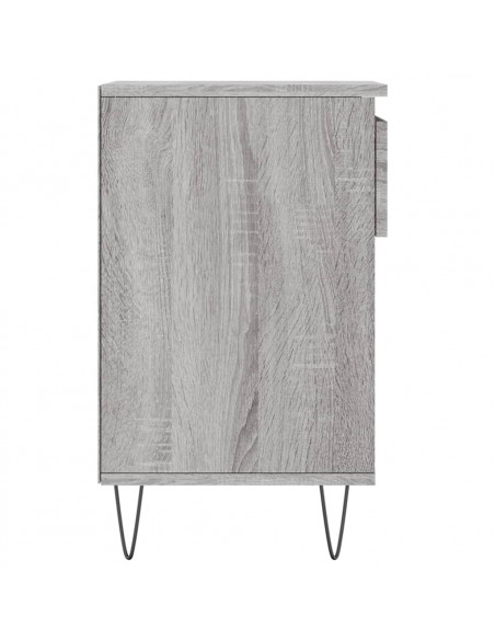 Scarpiera Grigio Sonoma 102x36x60 cm in Legno Multistrato