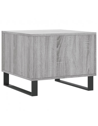 Tavolino da Salotto Grigio Sonoma 50x50x40 cm Legno Multistrato