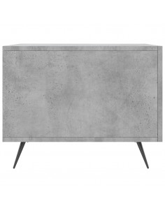 Tavolino Salotto Grigio Cemento 50x50x40 cm Legno Multistrato 2