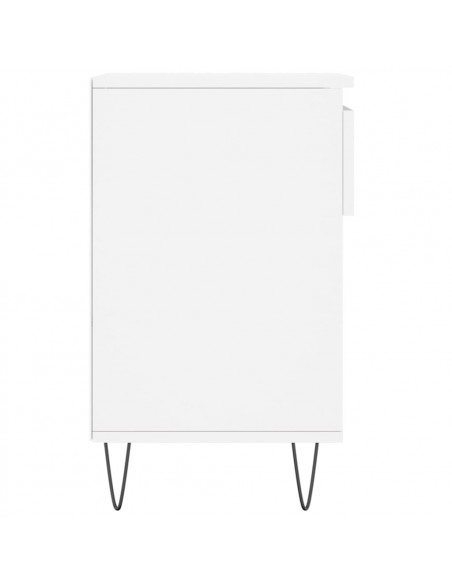 Scarpiera Bianca 102x36x60 cm in Legno Multistrato
