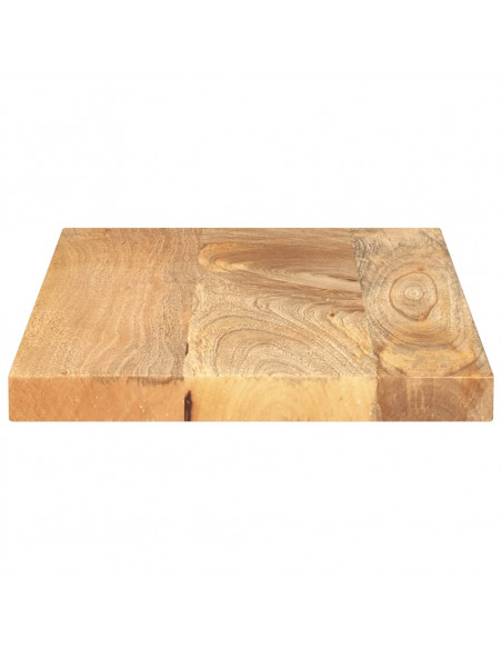 Piano per Tavolo 40x30x2,5 cm Rettangolare Legno Massello Mango