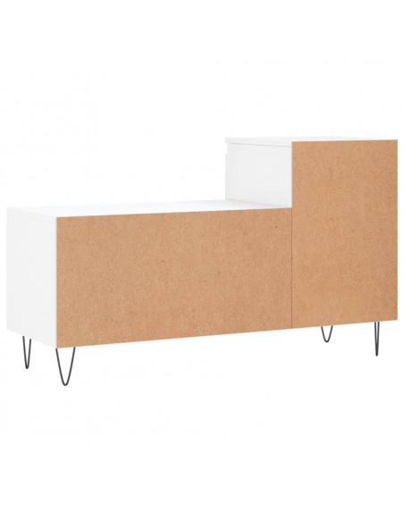 Scarpiera Bianca 102x36x60 cm in Legno Multistrato