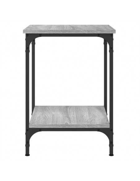 Tavolino da Salotto Grigio Sonoma 40x40x55 cm Legno Multistrato