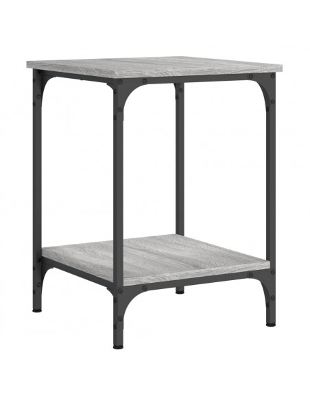 Tavolino da Salotto Grigio Sonoma 40x40x55 cm Legno Multistrato