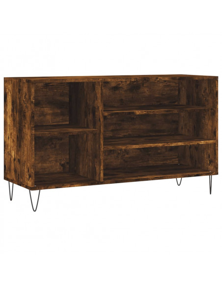 Scarpiera Rovere Fumo 102x36x60 cm in Legno Multistrato