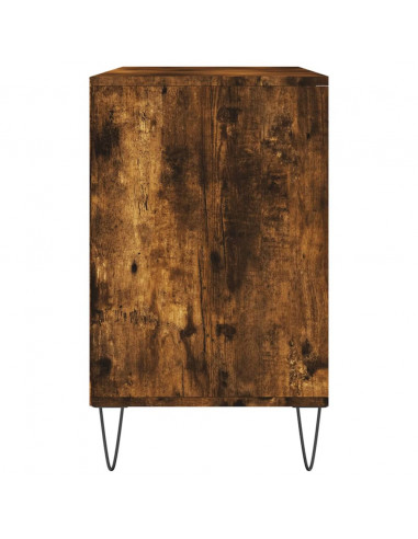 Scarpiera Rovere Fumo 102x36x60 cm in Legno Multistrato