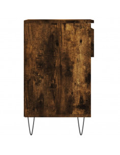 Scarpiera Rovere Fumo 102x36x60 cm in Legno Multistrato 2